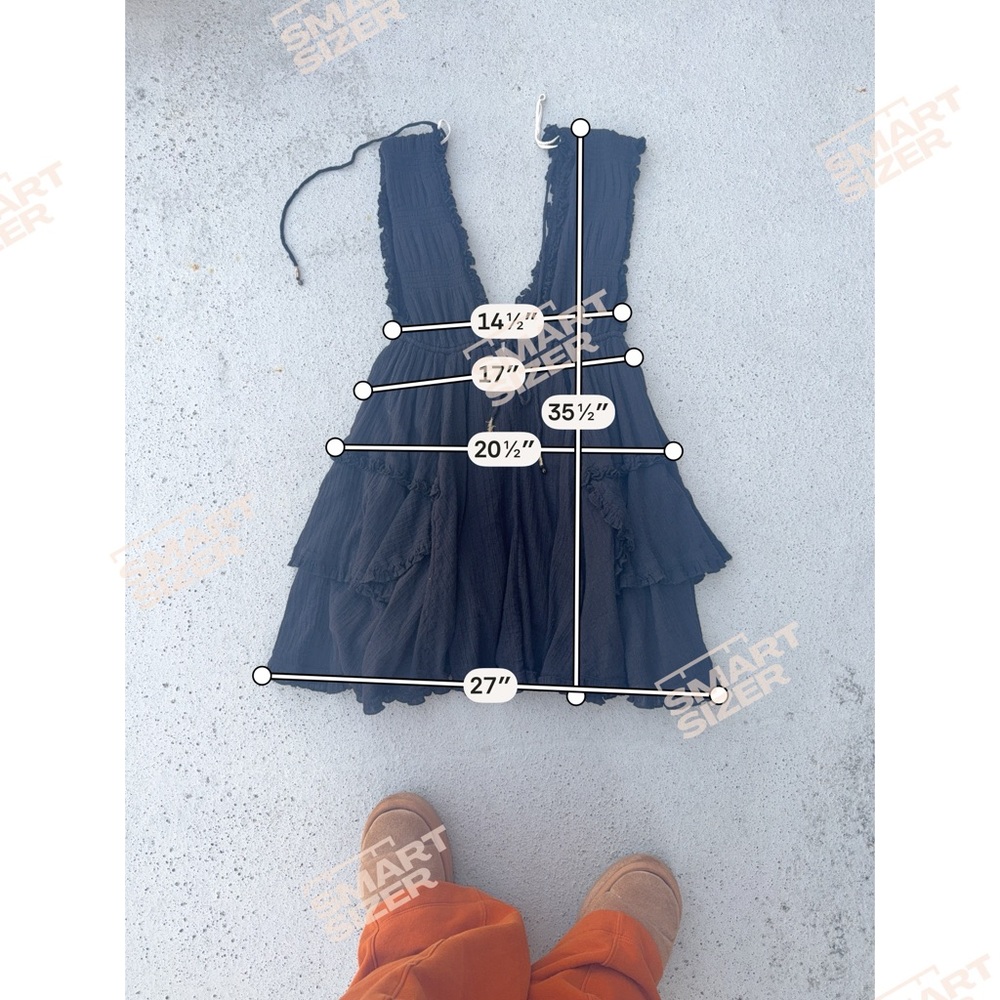 Free People Antoinette Mini Endless Summer Sleeveless Ruffle Dress Tiered Size L - Picture 2 of 10